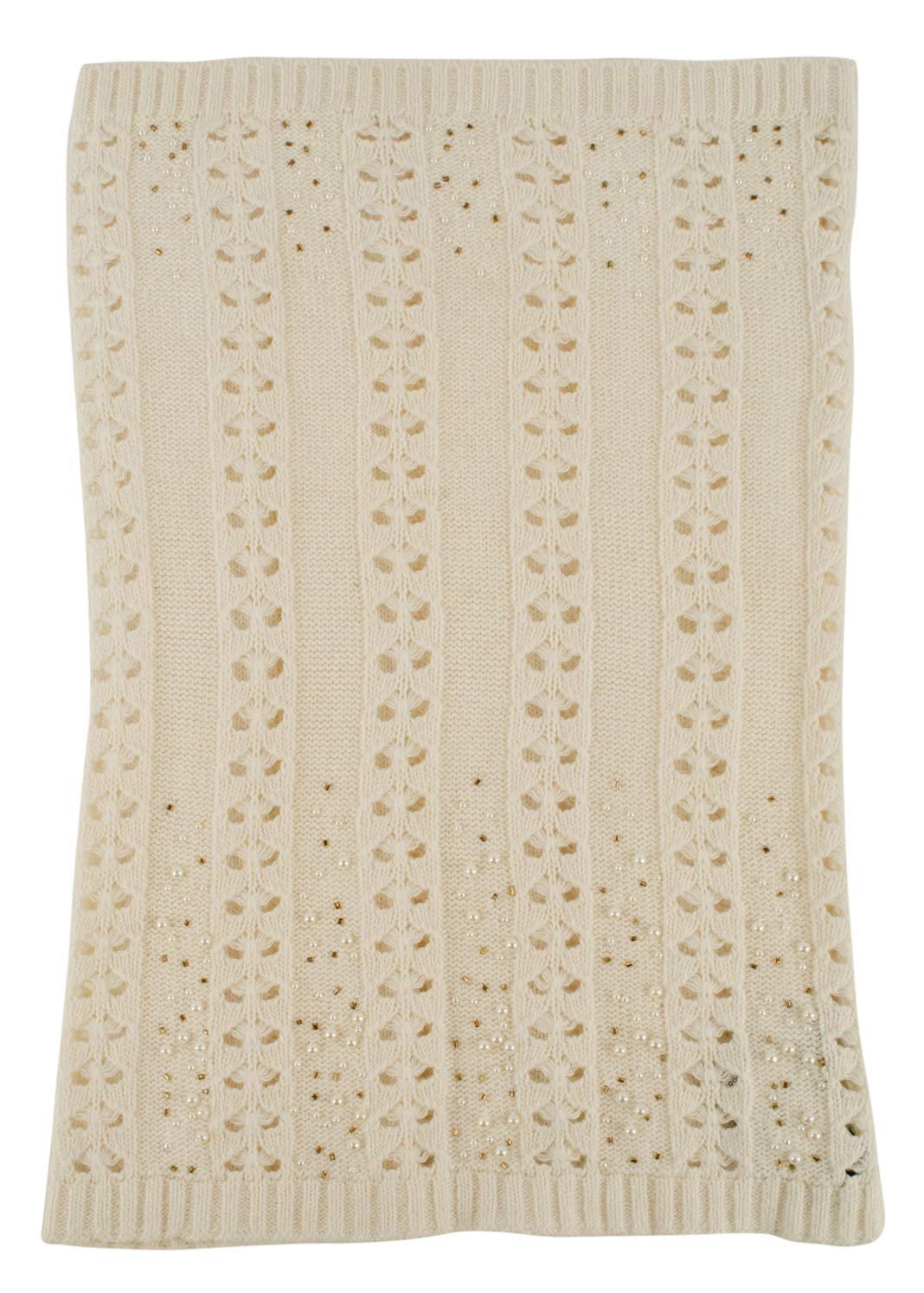 Lauren Women's Embellished Knit Infinity Snood Scarf C One Size
