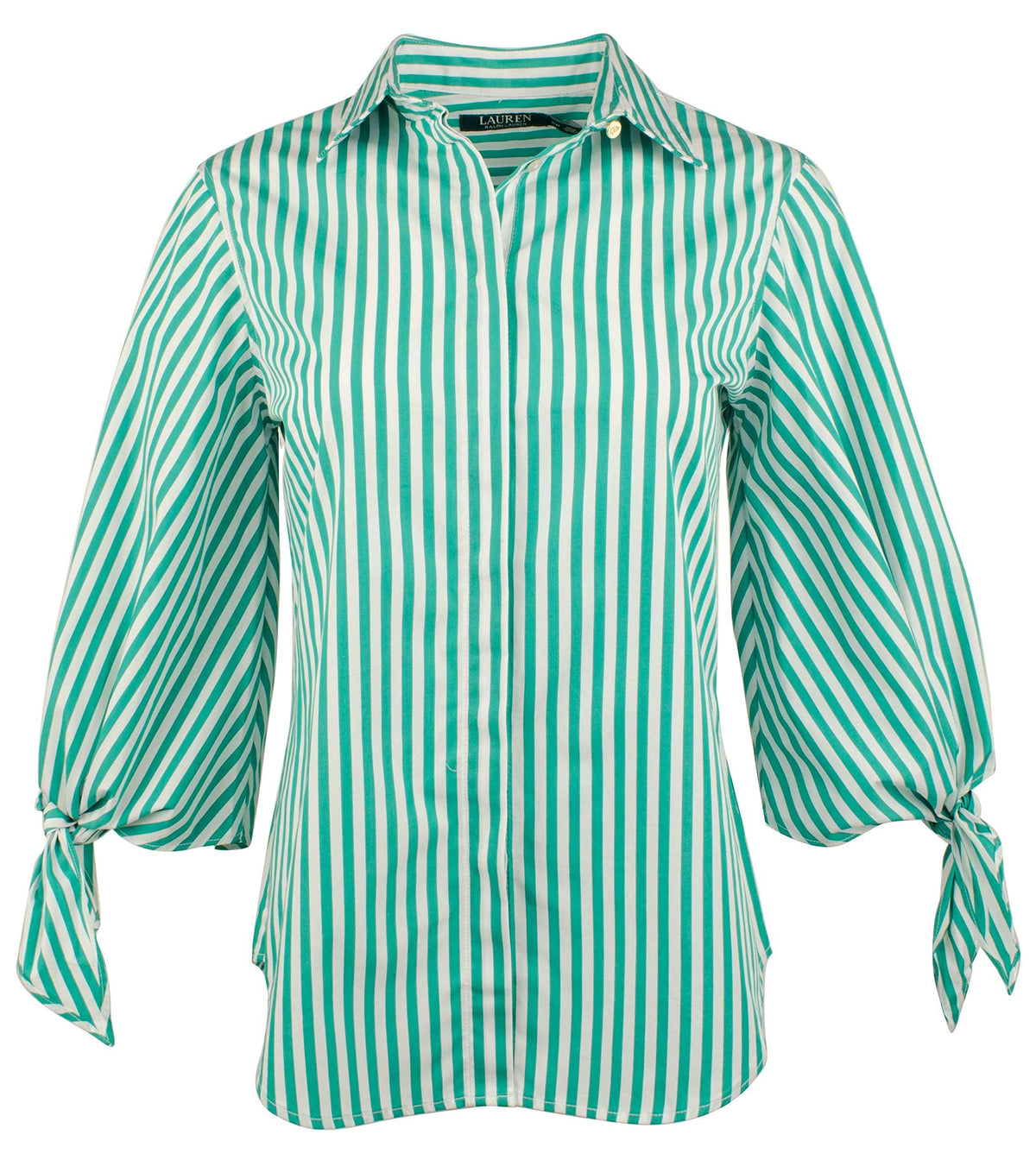 Lauren Ralph Lauren Women's Petite Striped Shirt