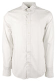 Michael Kors Men's Stretch MK Printed Slim Fit Long Sleeve Shirt