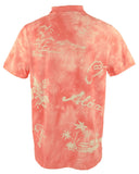 Polo Ralph Lauren Men's Hawaiian-Printed Short-Sleeve Mesh Polo Shirt Red M
