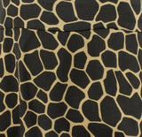 Michael Kors Women's Giraffe Printed Tie Front Mini Dress