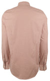 Men's Trim Fit Mini Check Long Sleeves Shirt-HO-X-Large