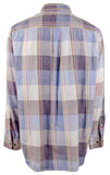 Men's Mood Indio Plaid Long Sleeve Button-Down Shirt Medium