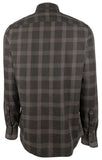 Michael Kors Men's Slim Fit Plaid Print Long Sleeves Shirt