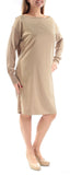 Lauren Ralph Lauren Women's Farheen Twill Front Sweater Dress
