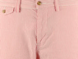 POLO RALPH LAUREN Men's Stretch Classic Fit 9" Seersucker Shorts Pink 30