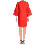 Lauren Ralph Lauren Women's Lacer Cut Bell Sleeve Dress