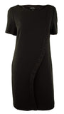 Tahari by ASL Women's Kevin Embossed Stripe Shift Dress