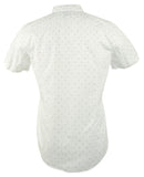Hugo Boss Men's Slim Fit Ronn Button Down Short Sleeve Shirt 2XL Pastel Blue