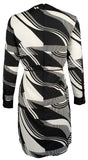 Ralph Lauren Women's Print Crepe Drawstring Dress
