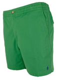 Men's Stretch Classic-Fit Flat-Front Chino Shorts-Green-XXL