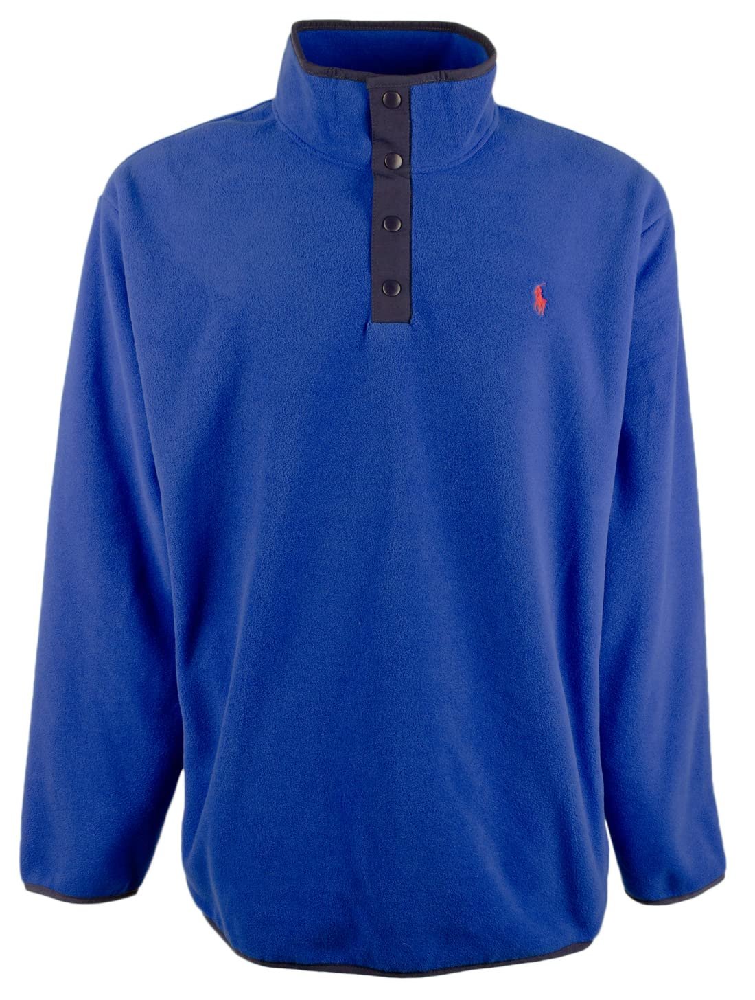 Polo Ralph Lauren Men's Fleece Mock Neck Pullover Sapphire Star XXL