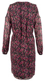 Lauren Ralph Lauren Women's Floral-Print Cold-Shoulder Dress-NR-10