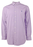 Customer Return Polo Ralph Lauren Men's Classic Fit Striped Button Down Shirt 16.5 (34-35)