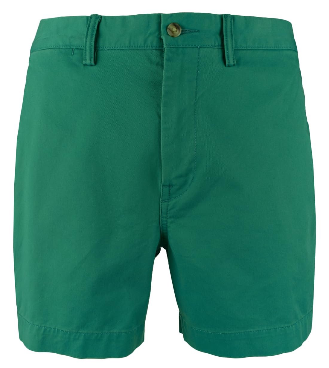 POLO RALPH LAUREN Men's Classic Fit Stretch 6" Flat Front Chino Shorts Green 35