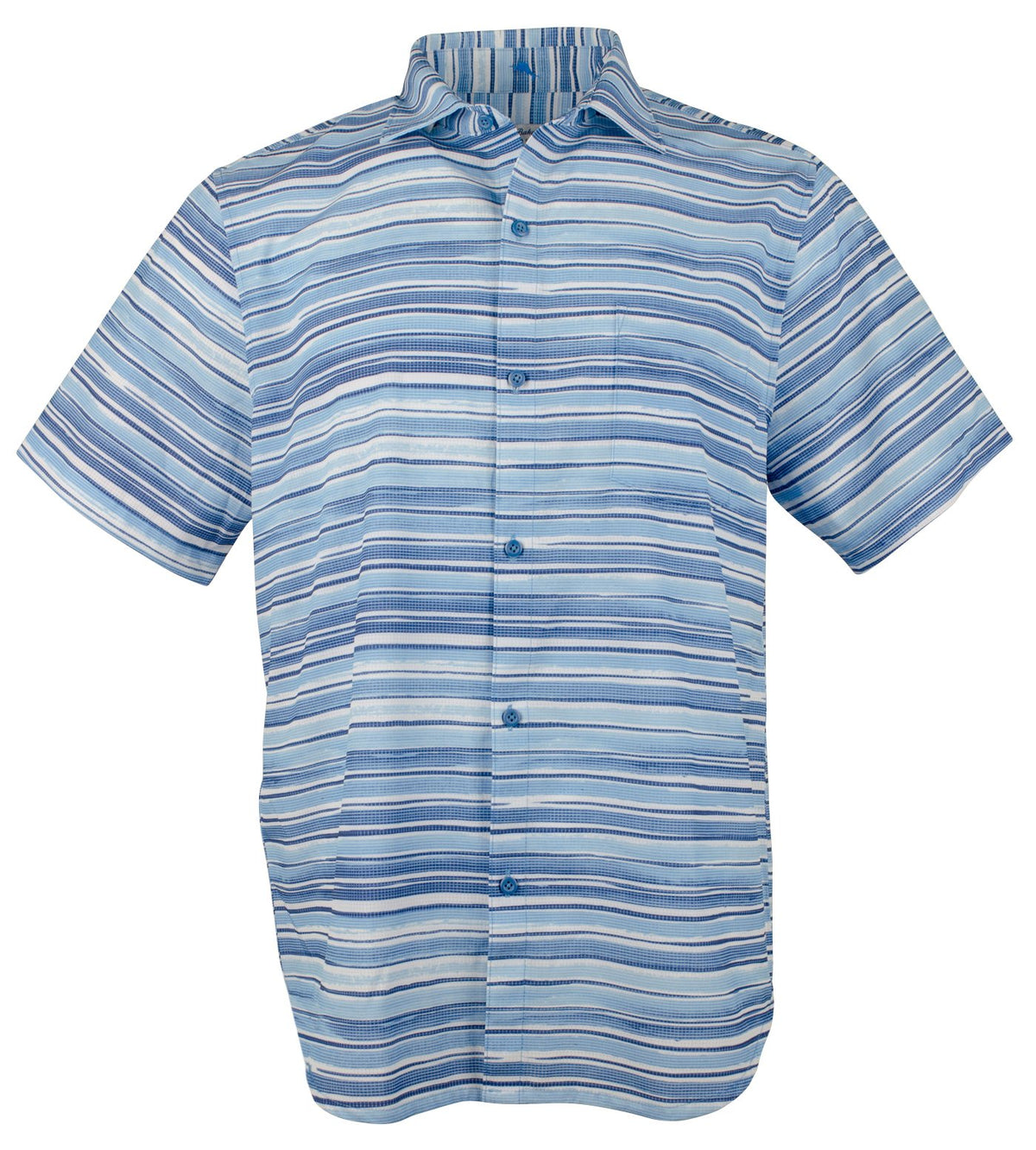 Tommy Bahama Men's Bahama Coast Ripple Tides Short Sleeve Shirt BCnl Small