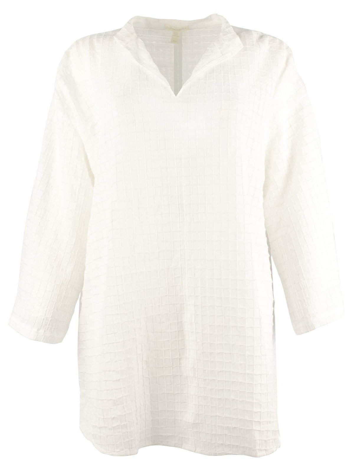 Eileen Fisher Women's Organic Cotton Voile Tunic Blouse