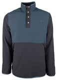 THE NORTH FACE Men's Mountain Insulated Sweatshirt Pullover - Blue Wing Teal/Aviator Navy - Small