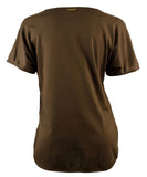 Michael Kors Women's Short Sleeve V-Neck Top Blouse-D-XS
