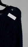 Customer Return Polo Ralph Lauren Men's Long Sleeved Wool Blend  Sweater Navy Blue Large