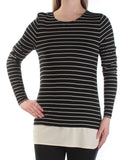 Lauren Ralph Lauren Women's Striped Contrasting Underlayer Top Shirt