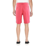 Men's Classic Fit Stretch 9" Flat Front Shorts Red 40