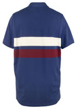 Polo Ralph Lauren Men's Classic Fit Two Striped Mesh Polo Shirts Blue XXL