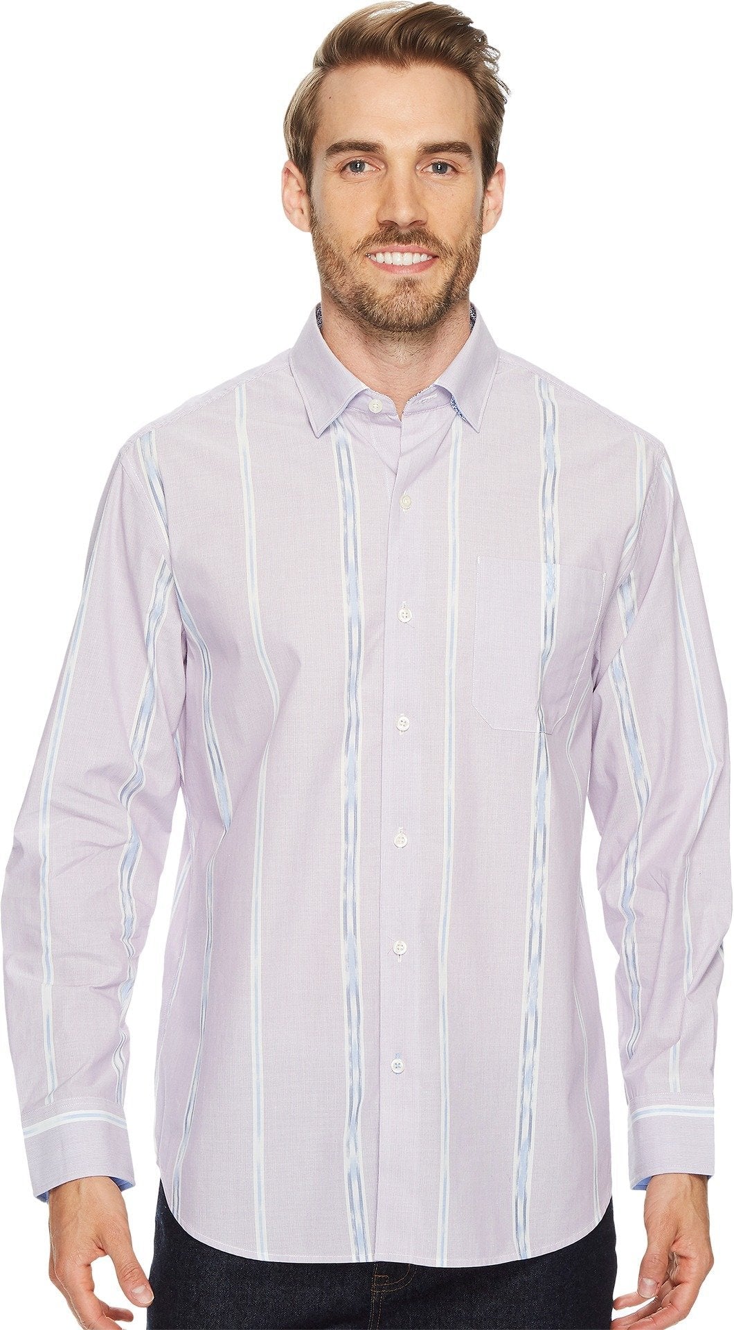 Tommy Bahama Men's One Cool Ikat Long Sleeve Shirt-CV-XL