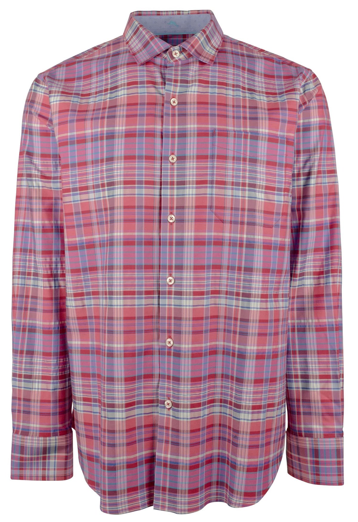 Tommy Bahama Men's Plaid To Meet You Long Sleeve Shirt-NRS-Small