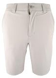 Pantalón corto Southern Tide T3 Birdie Gulf Stretch de parte delantera plana para hombre, gris gaviota, talla 28