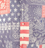 Polo Ralph Lauren Men's  Flag Patriotic Print Camp Classic Fit Shirt