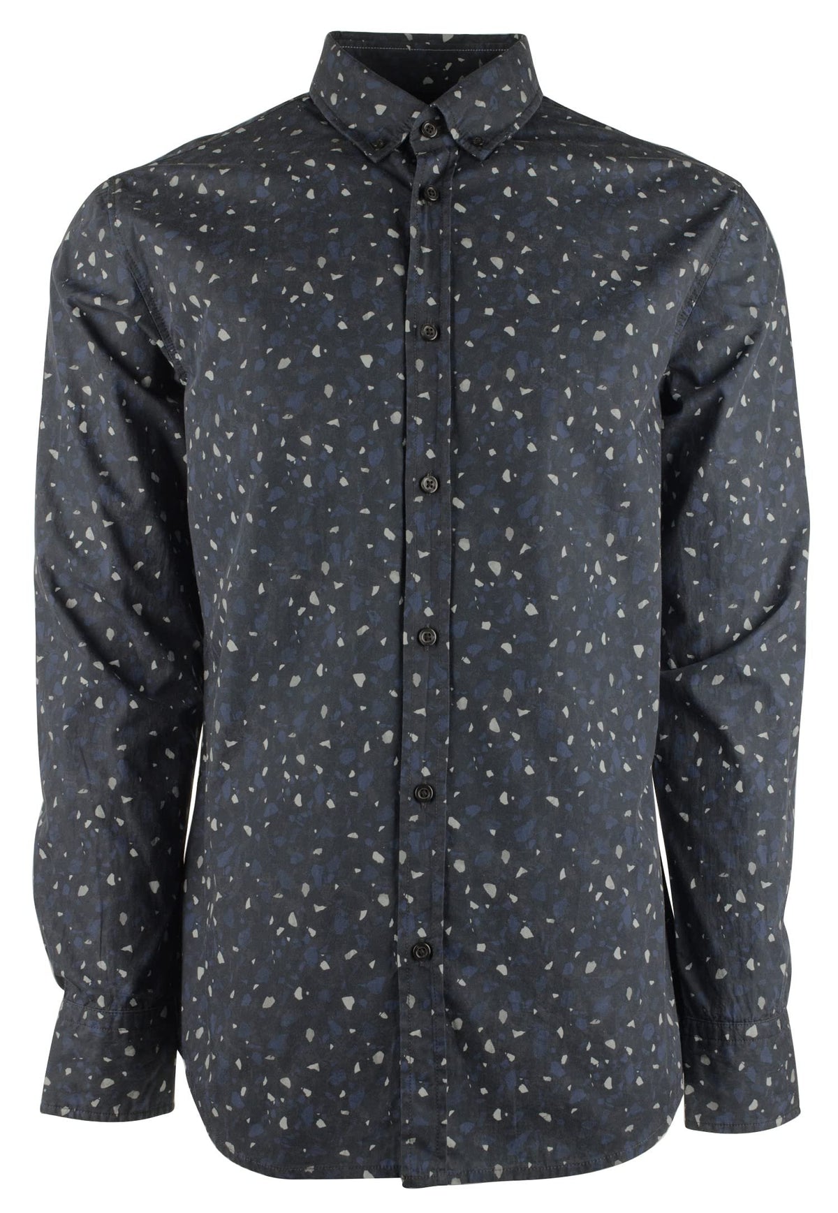 Hugo Boss Men's Mabsoot Slim Fit Long Sleeve Shirt-BLK-XX-Large