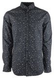 Hugo Boss Men's Mabsoot Slim Fit Long Sleeve Shirt-BLK-XX-Large