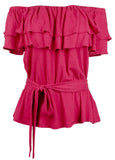 Lauren Ralph Lauren Women's Jersey Off The Shoulder Blouse Top