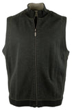 Tommy Bahama - Chaleco reversible con cremallera completa Flipsider para hombre, talla mediana