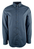 Michael Kors Men's Plaid Long Sleeve Cotton Slim Fit Shirt BG XL