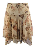 Lauren Ralph Lauren Women's Plus Size Floral Georgette Skirt
