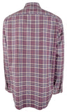 Bugatchi Men's Comfort Stretch Fit Plaid Long Sleeve Shirt XL