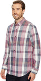 Camisas de manga larga a cuadros Marabella de Tommy Bahama para hombre, color fucsia y rojo, talla pequeña