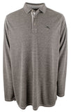 Tommy Bahama Men's Paradise Cove Long-Sleeve Polo Shirt (Coal, 4X-Large Tall, 4XLT)