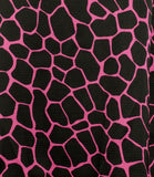 Michael Kors Women's Plus Giraffe Print Long Cold Shoulder Blouse Top