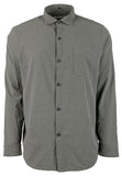 Men's Coast Sands Long Sleeve Button Down Shirt Black XXL