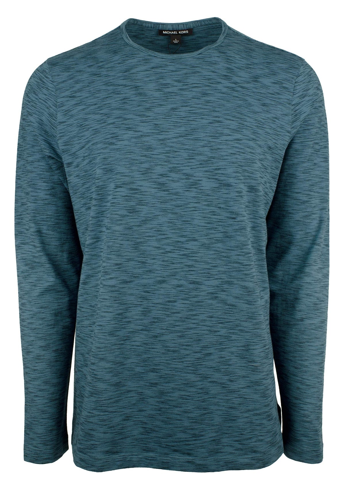 Michael Kors Men's Cotton Blend Crew Long Sleeve WT Small