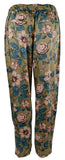 Lauren Ralph Lauren Women's Drawstring Twill Floral Ankle Pants Size 10 - High-Waisted