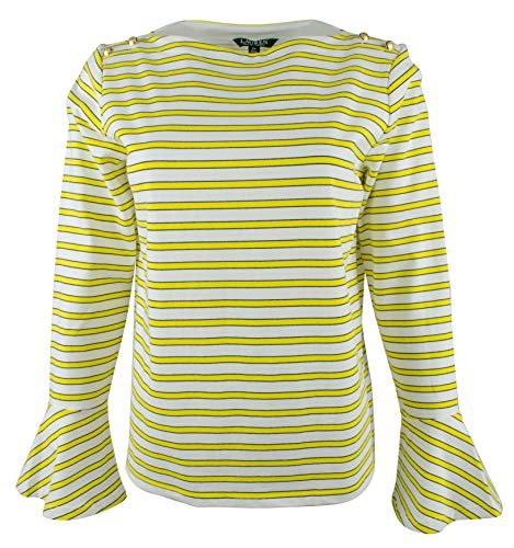 Lauren Ralph Lauren Women's Plus Bell Sleeve Top WM 2X