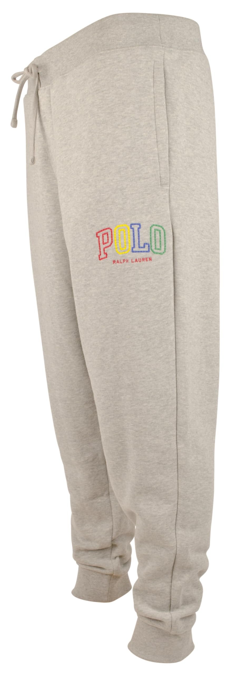 POLO RALPH LAUREN Men's The RL Fleece Logo Jogger Pant GryH XXL Grey Heather