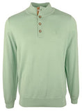 Polo Ralph Lauren Men's Buttoned Mock Sweatshirt-GN-Small