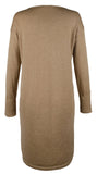 Lauren Ralph Lauren Women's Petite Farheen Twill Front Sweater Dress
