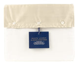 Funda nórdica individual con borde de satén orgánico, 66 x 86 pulgadas