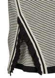 Lauren Ralph Lauren Women's Petite Ruffled Striped Sweater